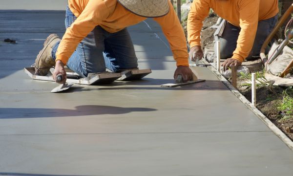 Cement Pad Construction in Columbia