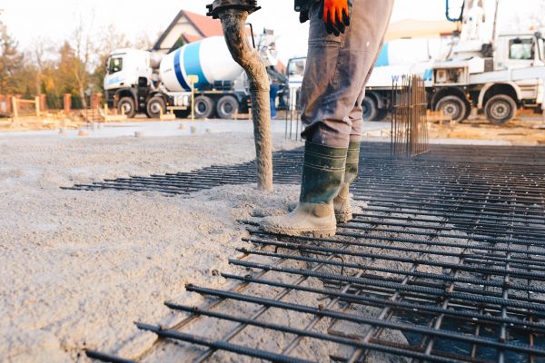 Poured Foundation Installation in Columbia