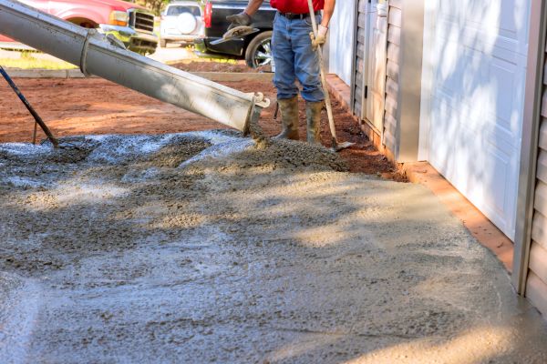 Cement Driveway Pouring in Columbia