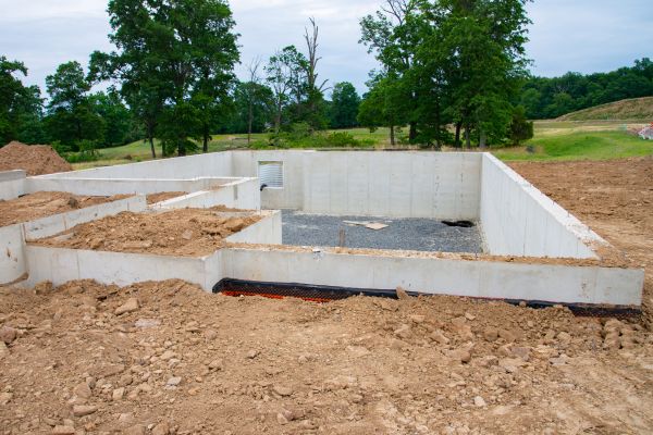 Basement Foundation Pouring in Columbia