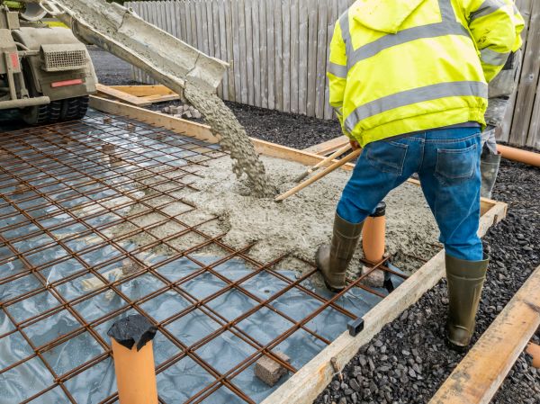 Basement Slab Pouring in Columbia