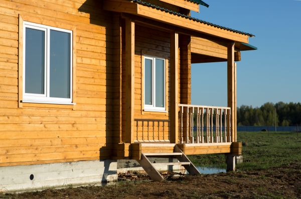 Cabin Footing Construction in Columbia
